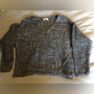 Black and white sweater